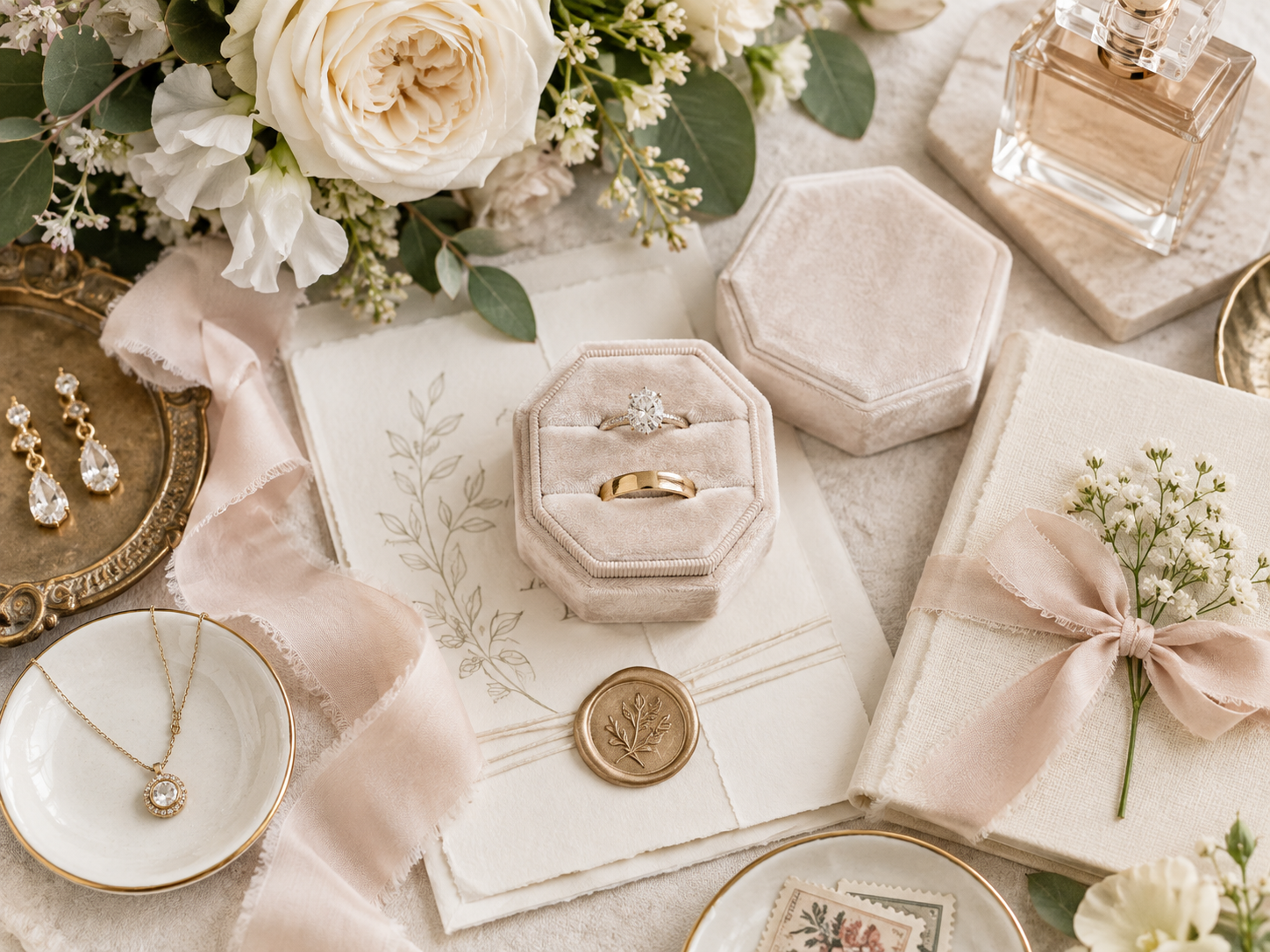 Elegant wedding details