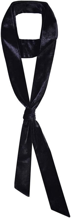 Women Vintage Velvet Skinny Scarf/Choker Scarf Tie/Silk Ribbon Sash