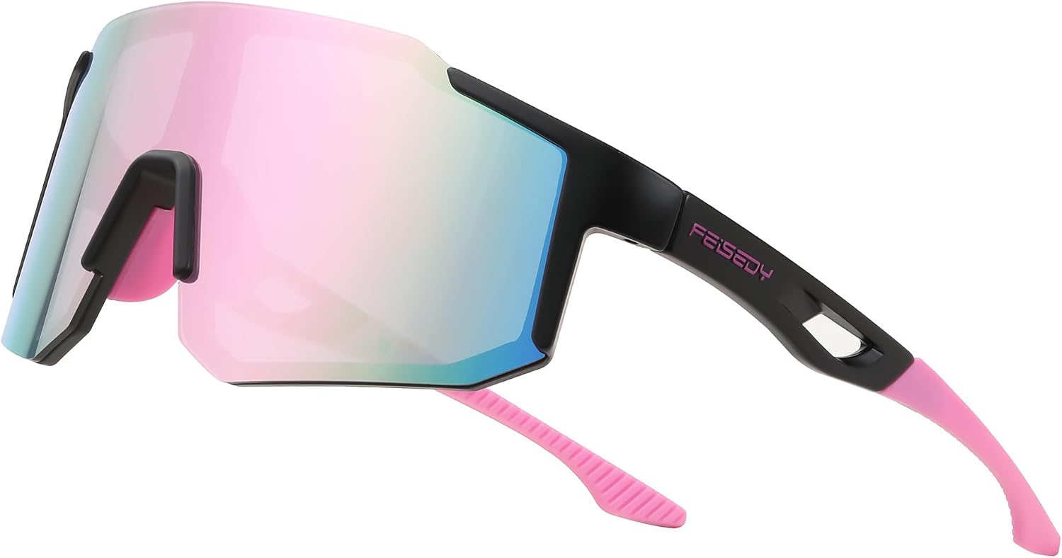 FEISEDY Sports Sunglasses for Men, Women and Teens - Baseball, Biking, Cycling UV400 Protection B2388 - Image 7