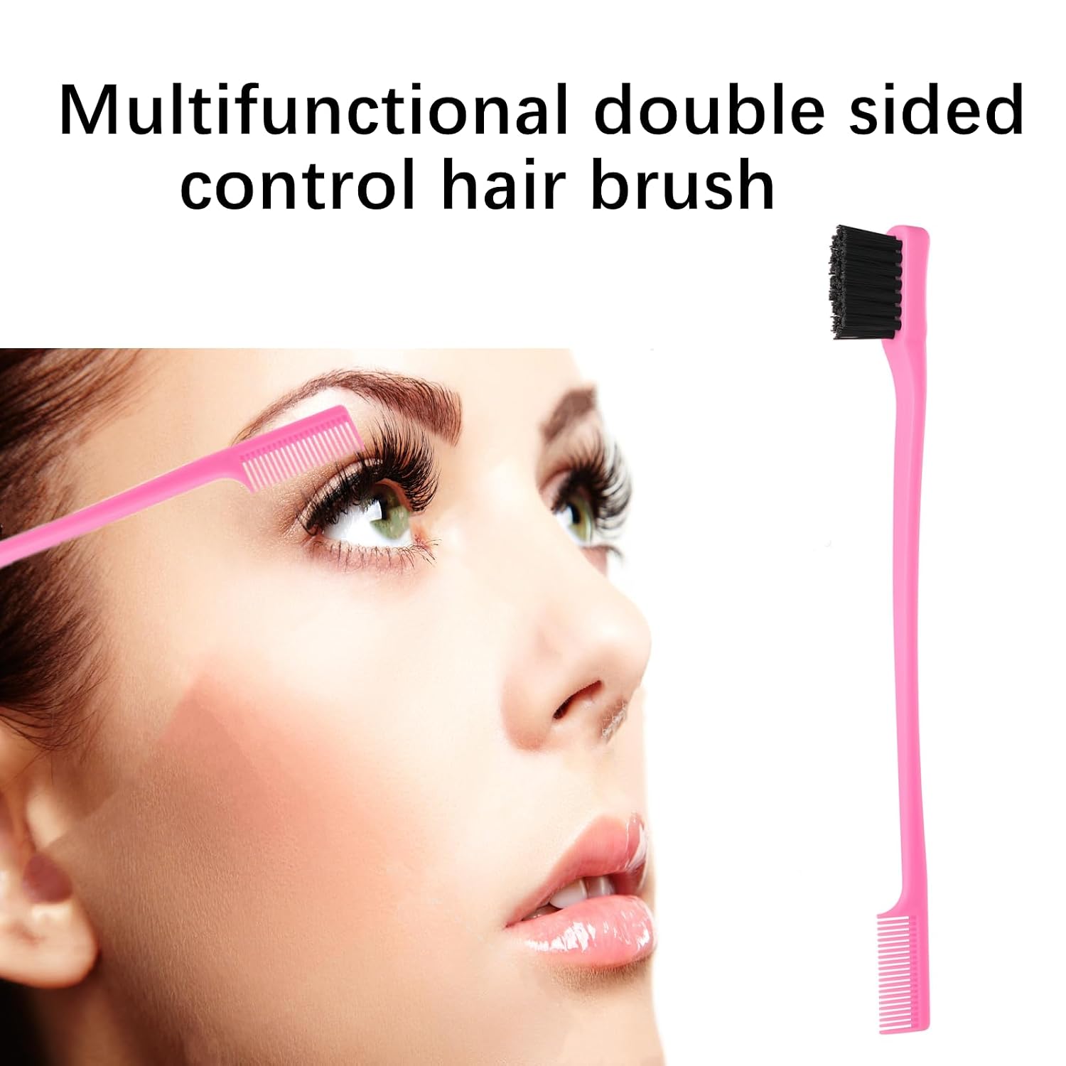 ZVOREI 8Pcs Hair Brushes Set wit, Pink 4Pcs Topsy Hair Tail Tools - Image 5