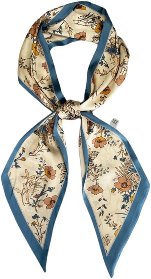 Silk Head Scarf for Hair Fashion He...