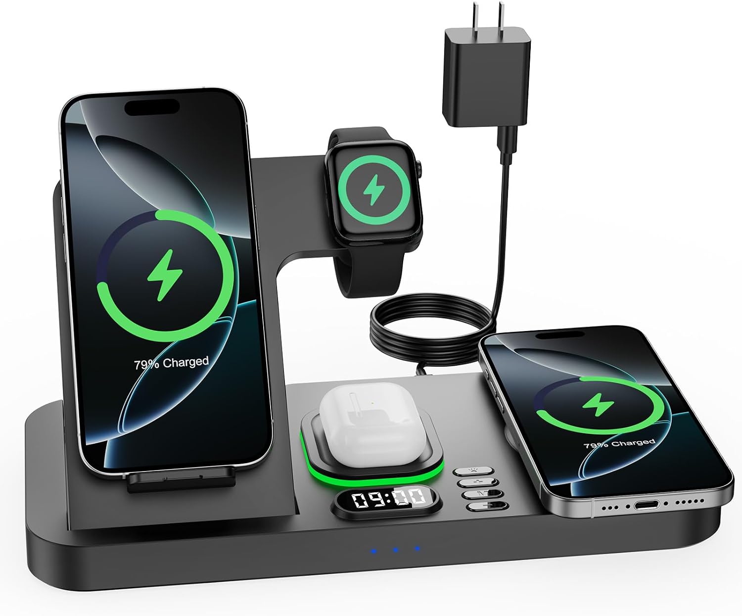 Dual Phone Foldable Wireless Chargi...
