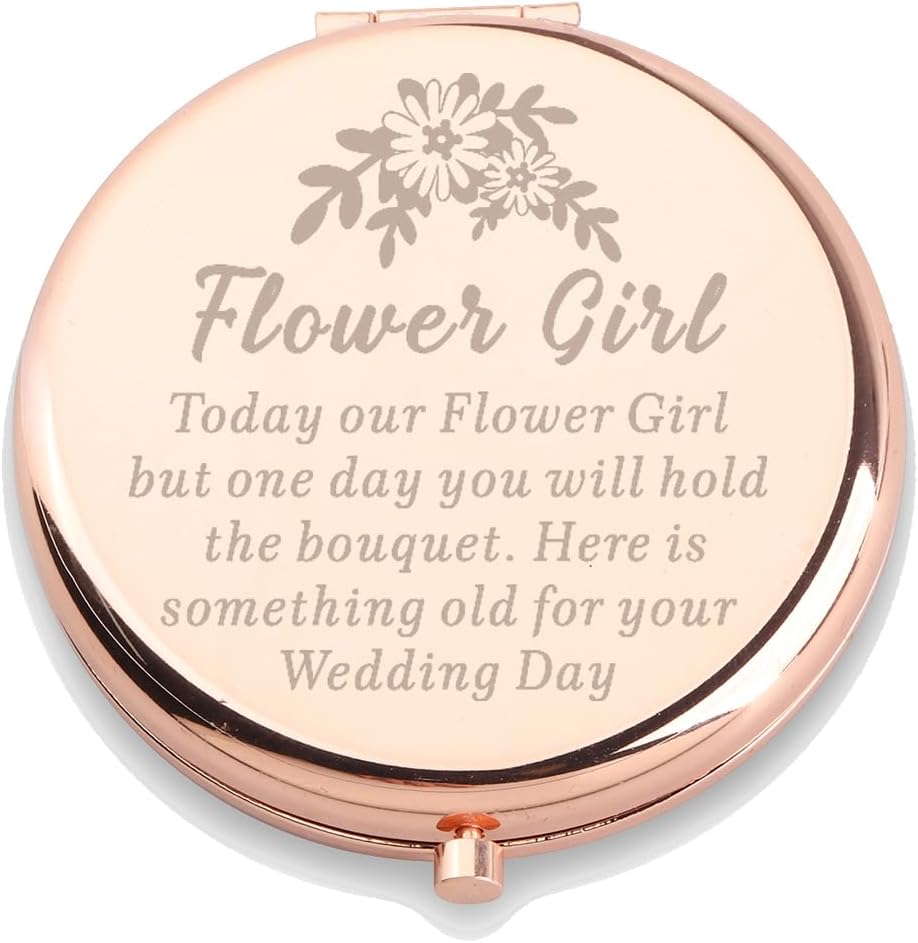 WUSUANED Flowers Girl Makeup Mirror...