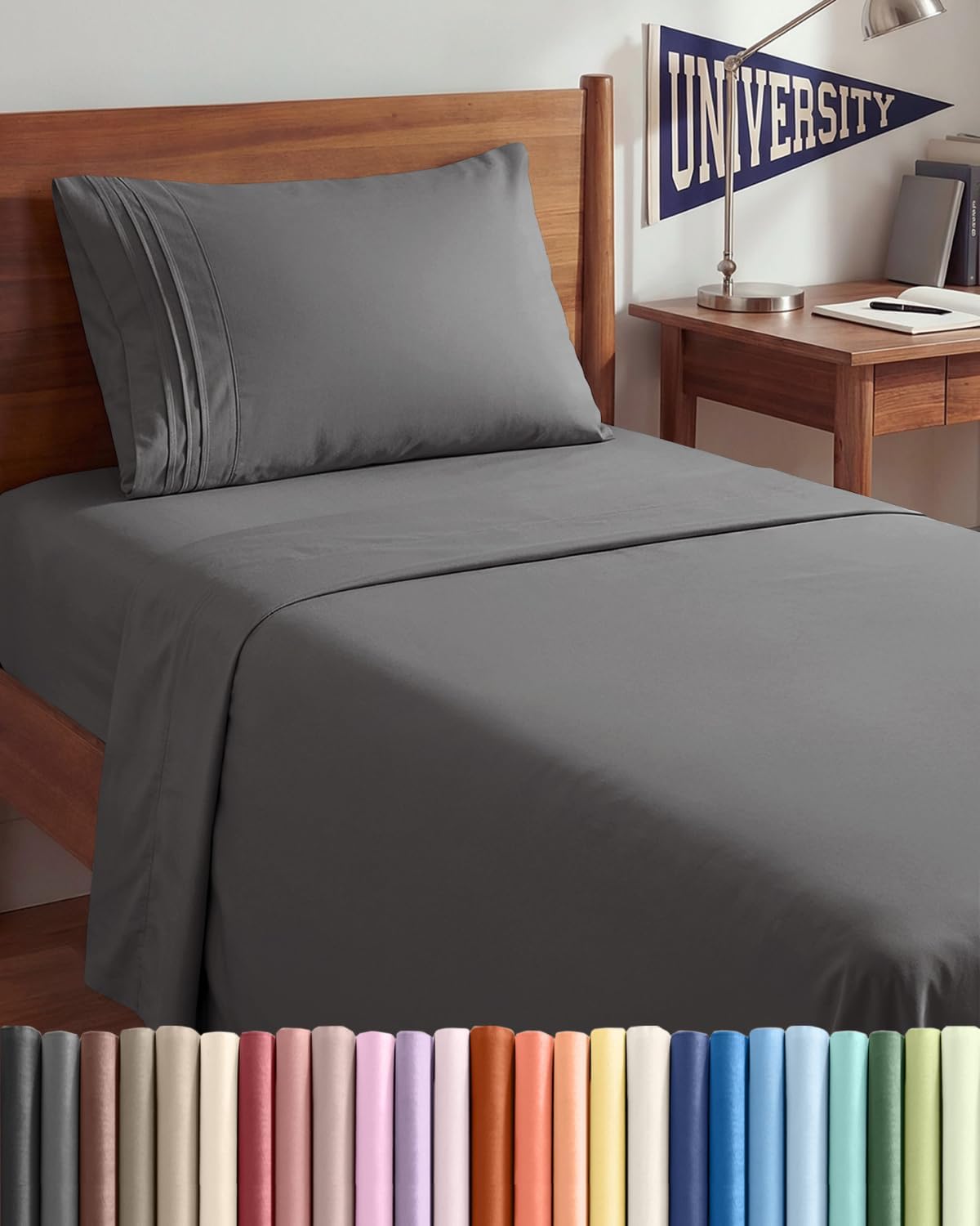 Twin XL Size 3 Piece Sheet Set R...