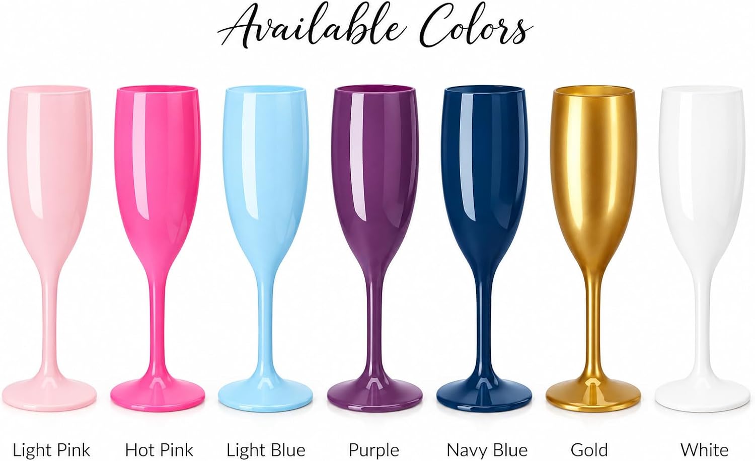 Personalized Acrylic Champagne Flutes Set for Bride & Bridesmaids – Custom Engraved Wedding Toast Glasses – Bachelorette Party, Bridal Shower, Wedding Day Keepsake - Image 2