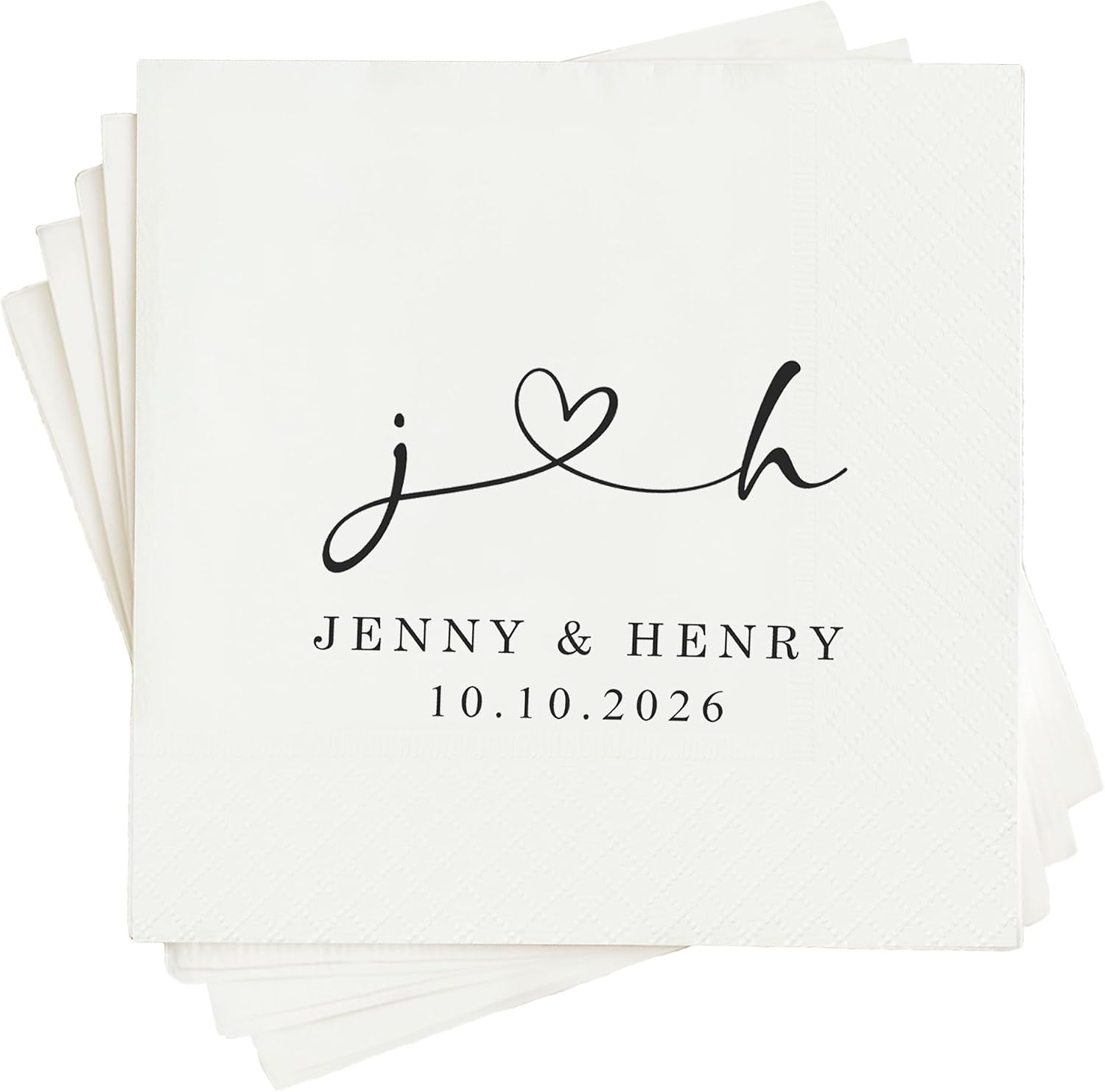 Personalized Cocktail Napkins Weddi...