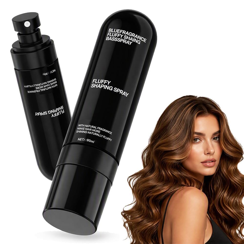 Fluffy Hair Shaping Spray, Peach Scented for Volume and Natural Lift (1Pcs)