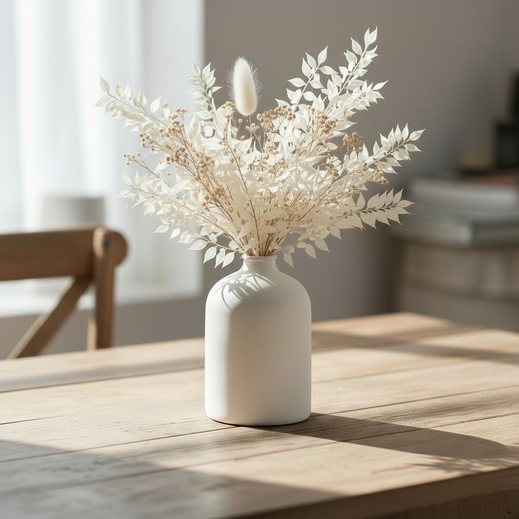 Carrot’s Den White Ceramic Va...