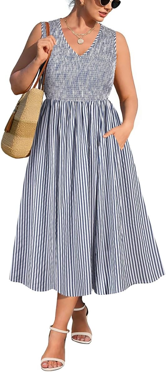 RITERA Plus Size Summer Dresses for...