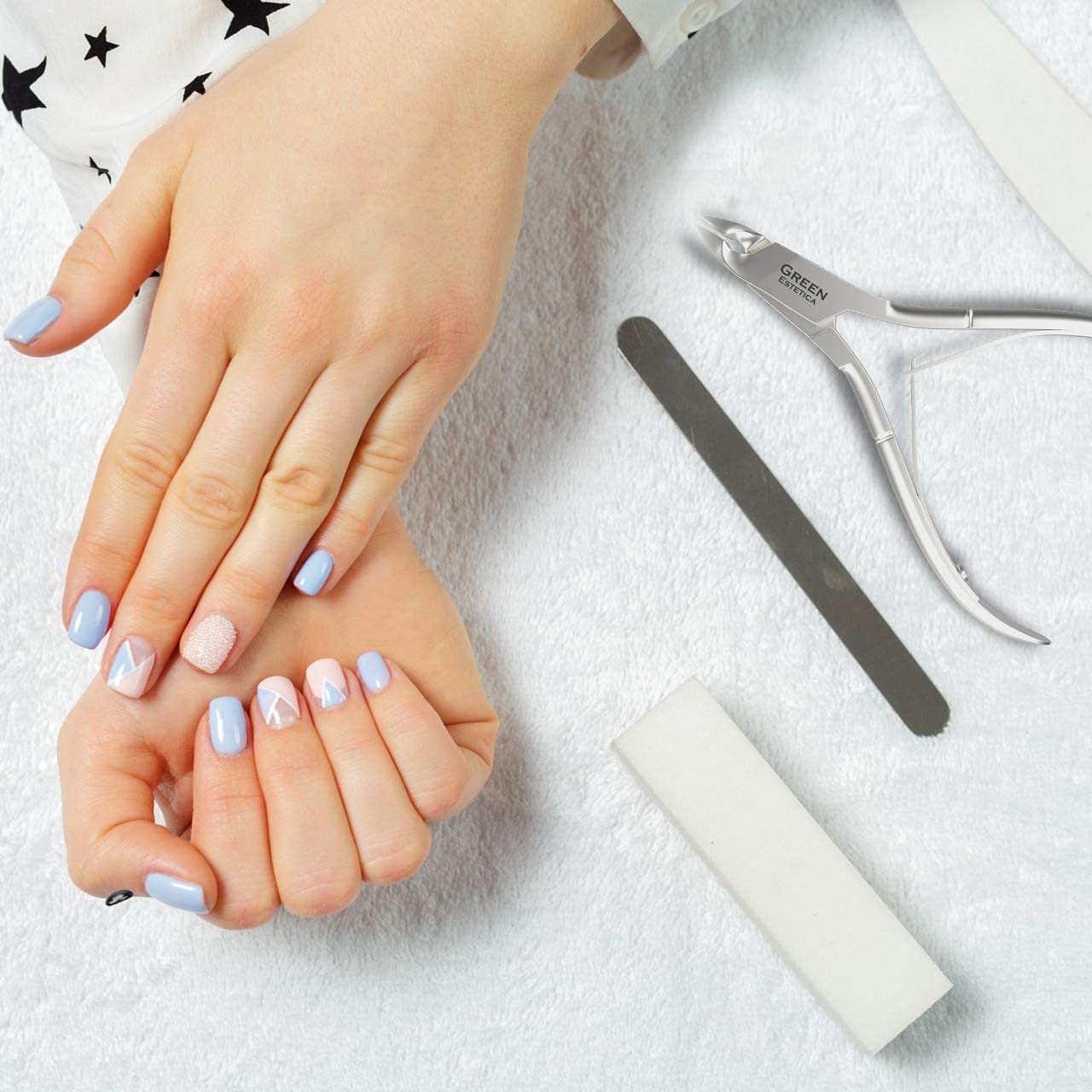 Professional Cuticle Trimmer & Nippers, Stainless Steel Nail Care Tool - Image 7