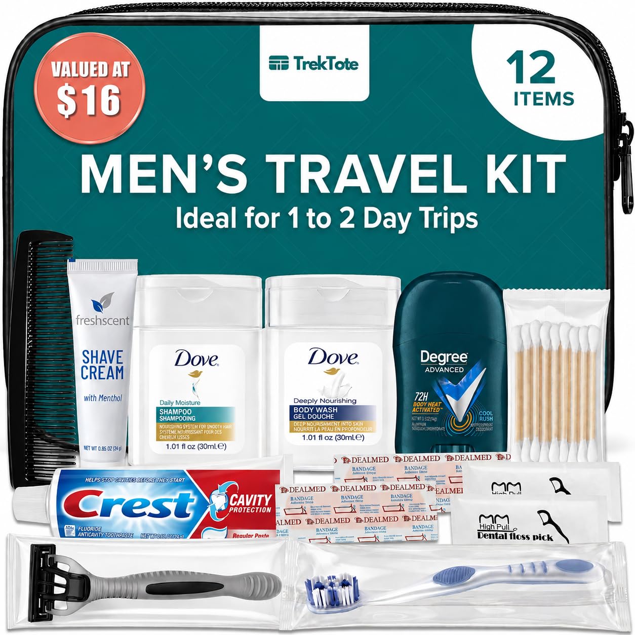 Mens Travel Kit Travel Essentials T...