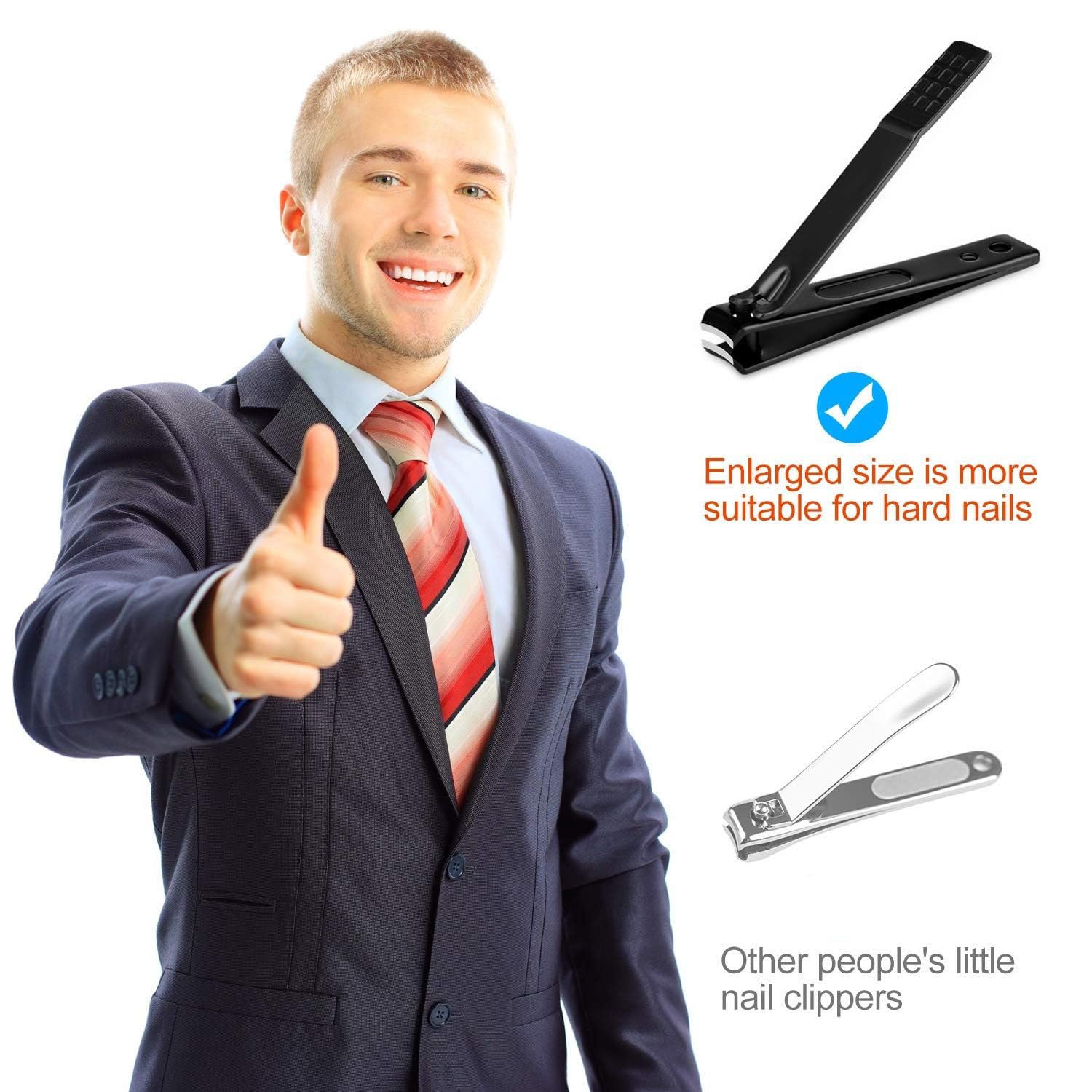 Aceoce Manicure Set Nail Clippers Set Gifts for Men Manicure Pedicure Kit - Image 6