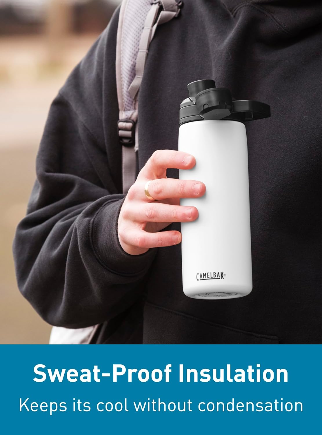 CamelBak Chute Mag Vacuum Insulated Stainless Steel Water Bottle, Magnetic Leak‑Resistant Cap for Everyday Hydration - Image 4