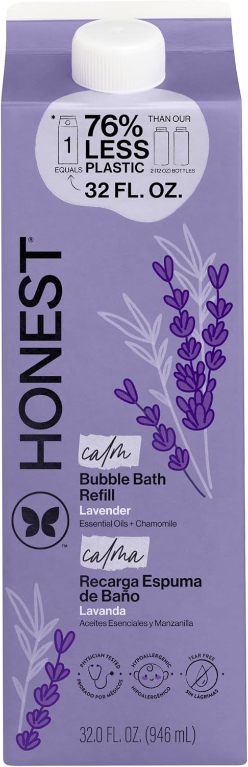 The Honest Company Bubble Bath, Hypoallergenic, Lavender Calm, 32 fl oz