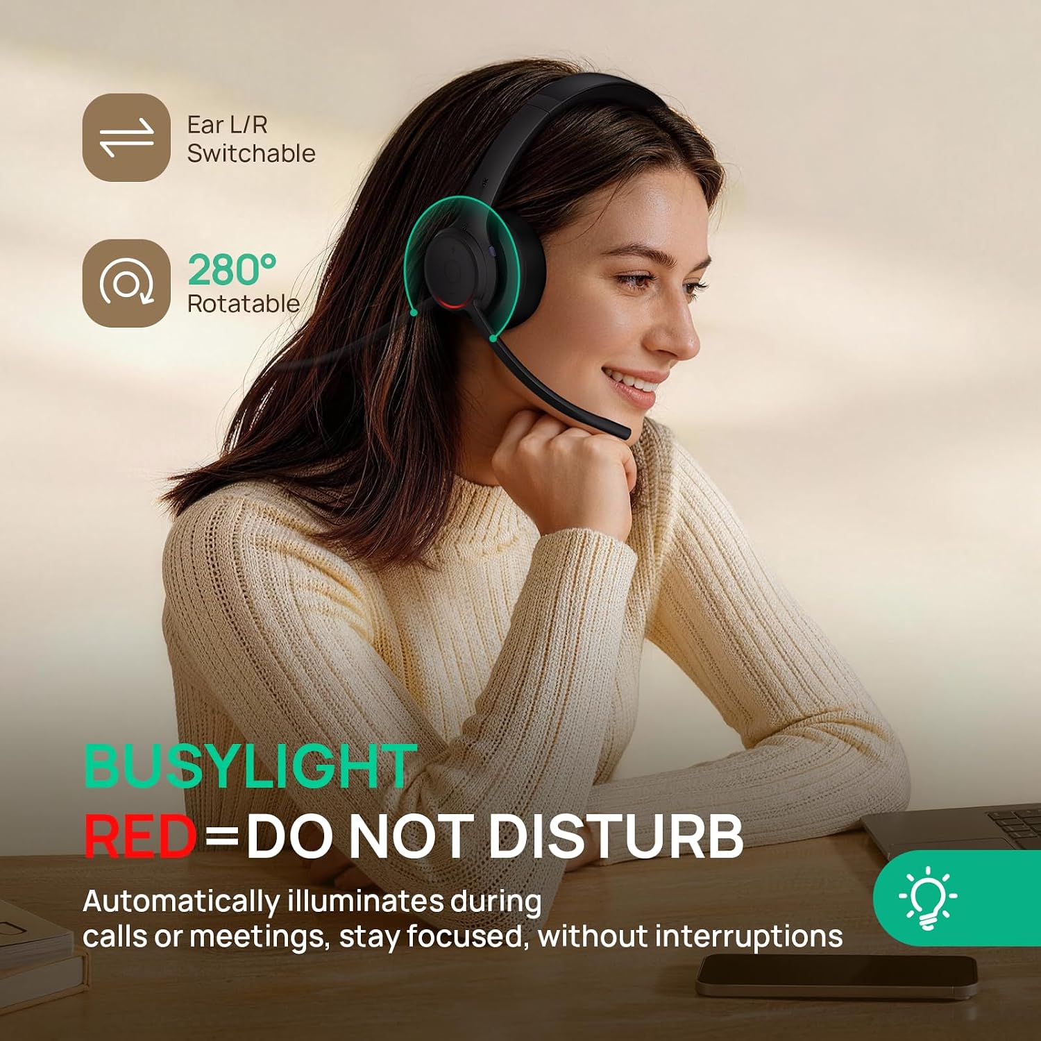 Yealink Z32 Budget-Friendly Wireless Bluetooth Headset for Hybrid Workers - Image 7