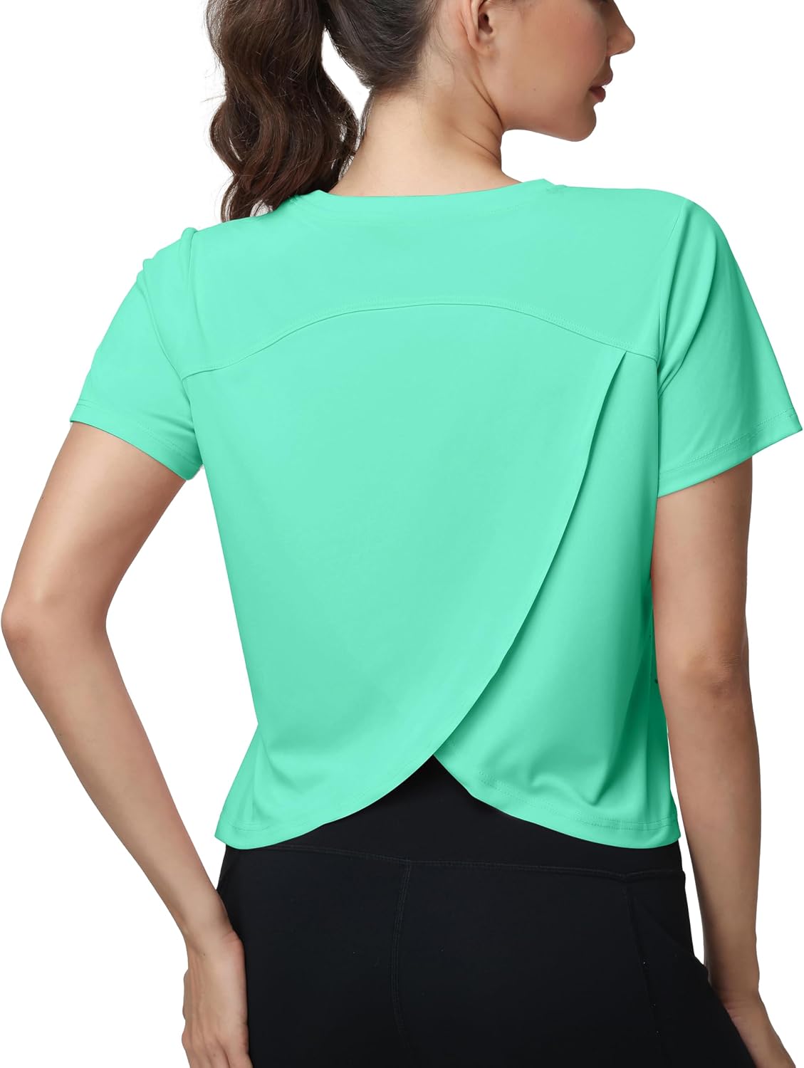Womens Workout Tops Athletic Pilate...