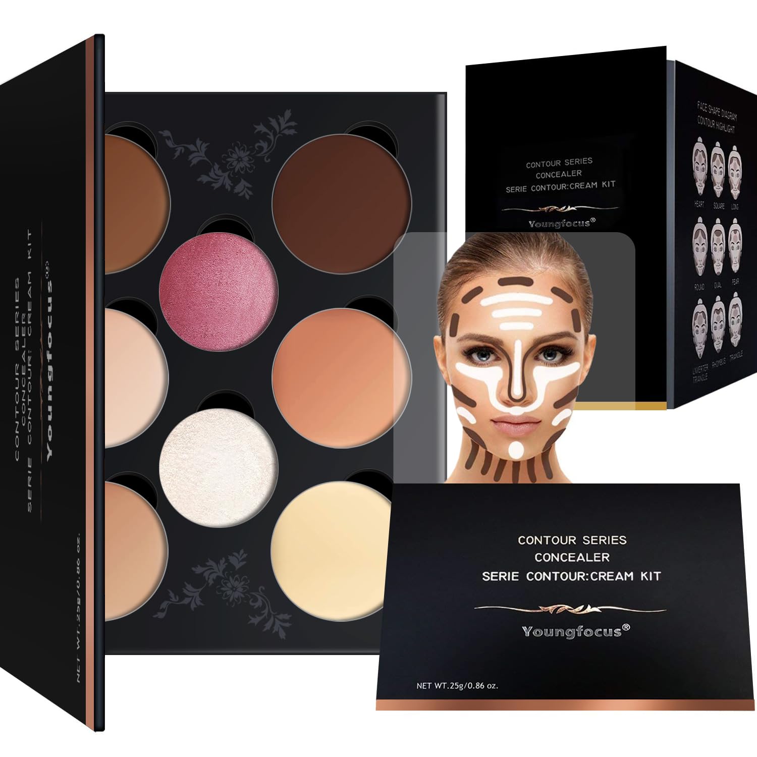 Youngfocus Cosmetics Cream Contour ...