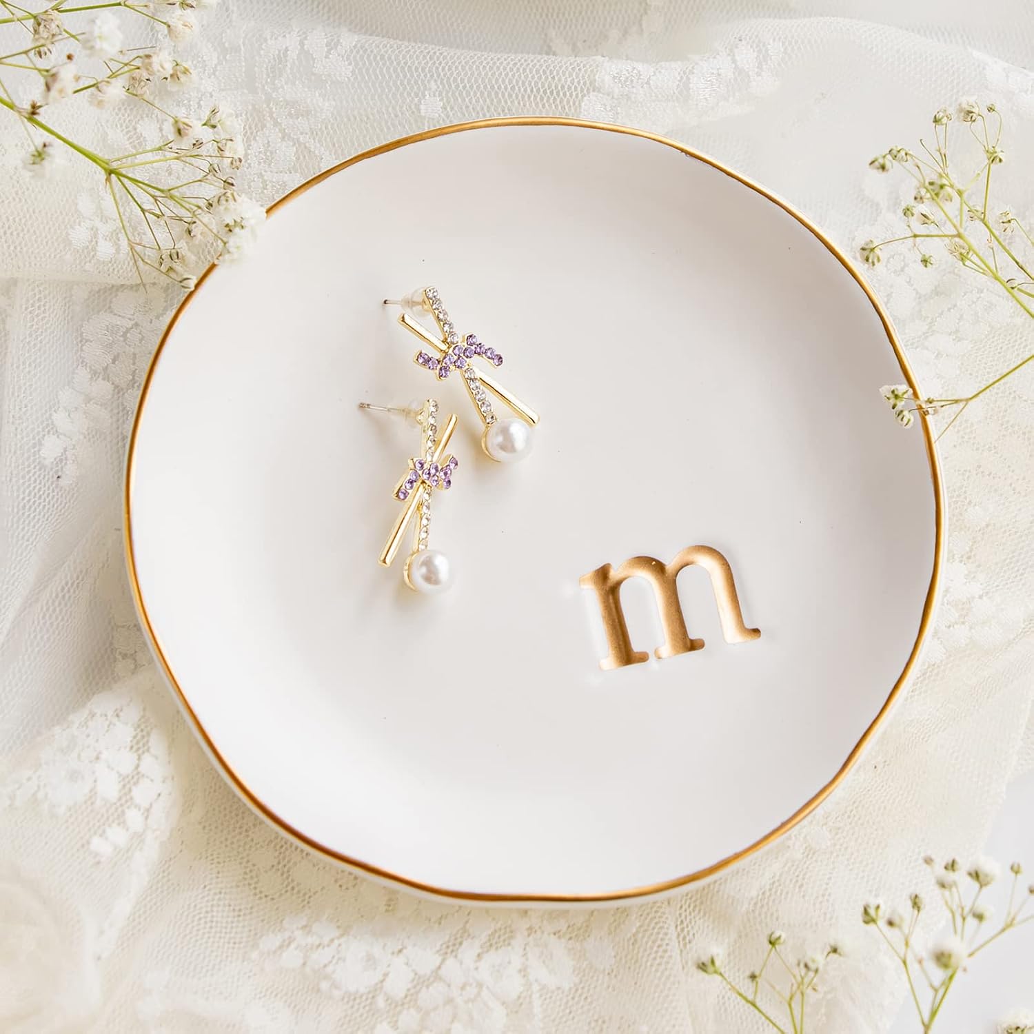 COLLECTIVE HOME Ceramic Jewelry Tra...