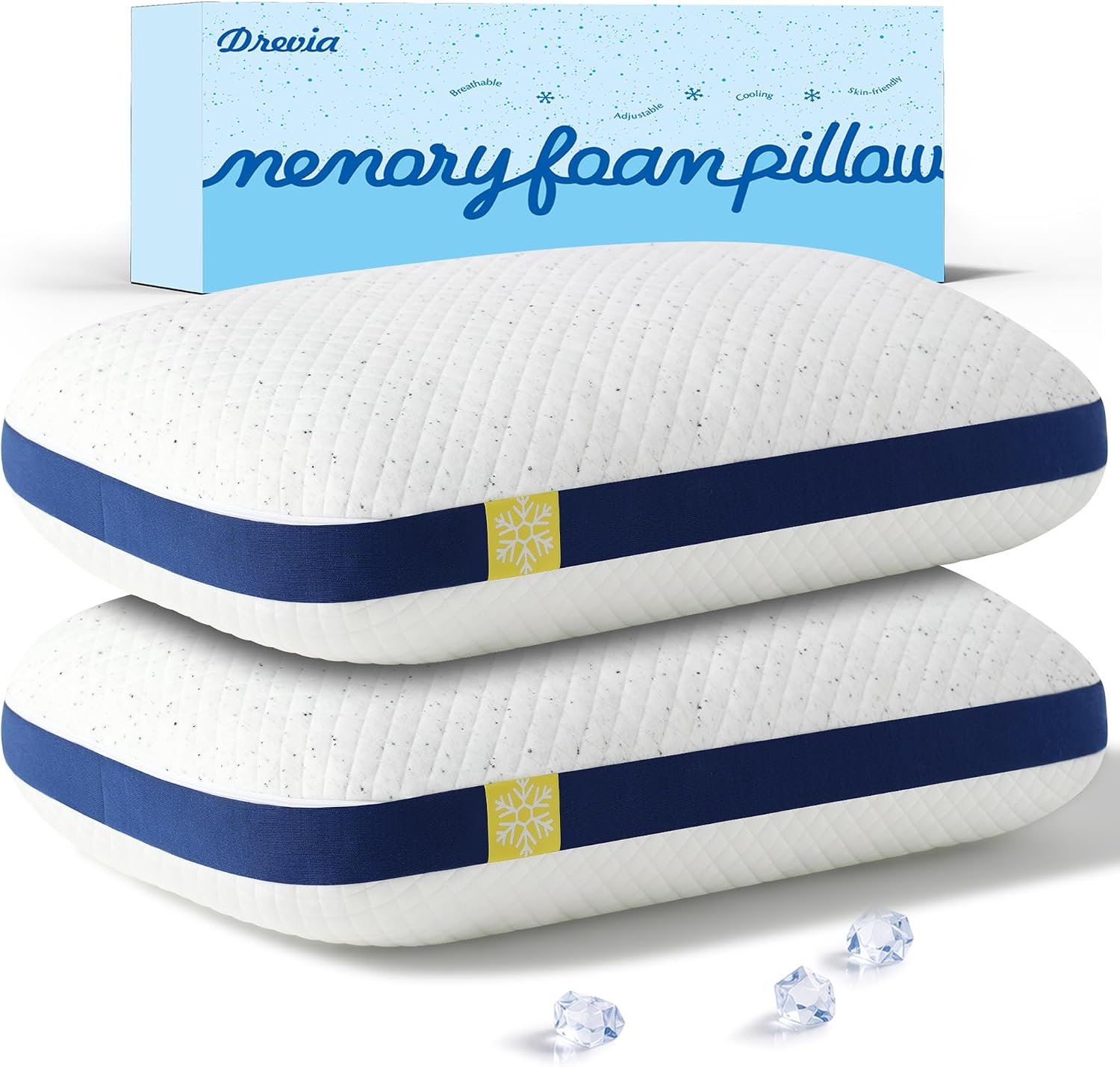 Pillows Queen Size Set of 2, Coolin...