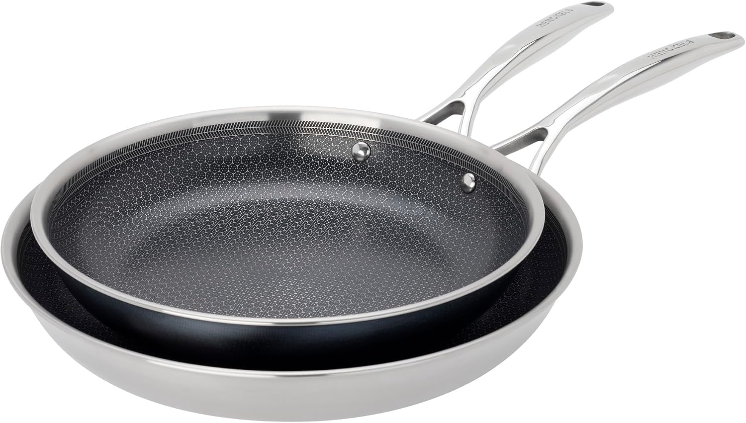 HENCKELS Paradigm 2-Pc Ceramic Fry Pan Set, Oven Safe Up To 500°F
