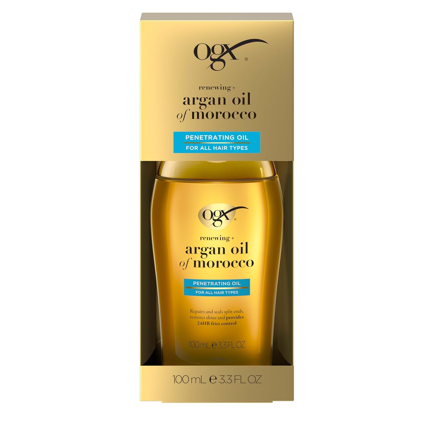 OGX Renewing + Argan Oil of Morocco Penetrating Hair Oil, 3.3 fl. oz - Image 4