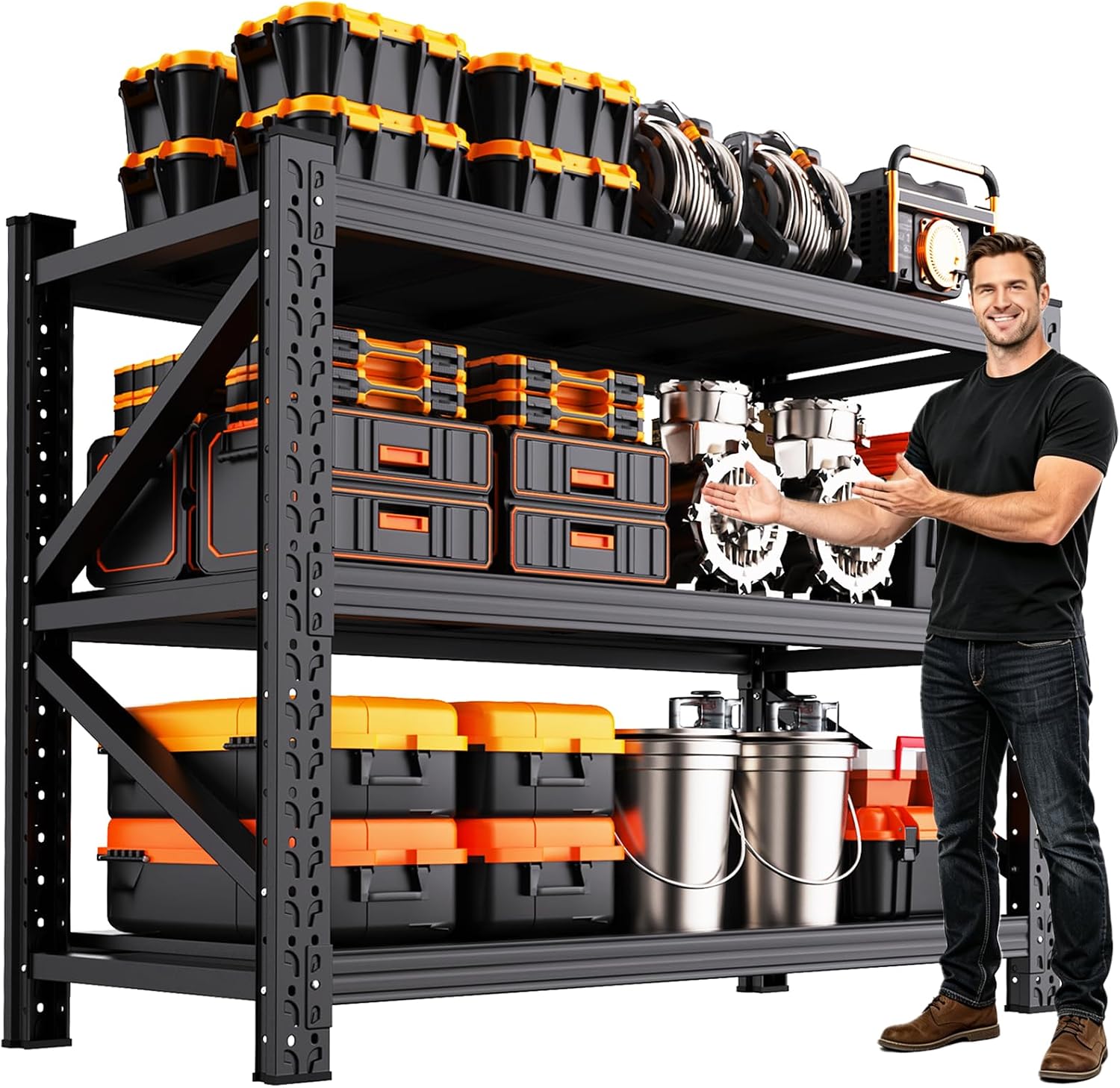 59″W Garage Shelving Heavy Du...