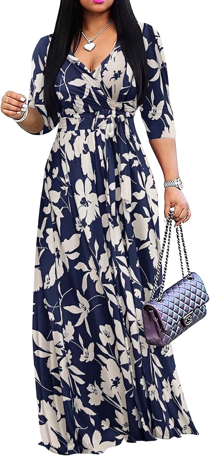 Yajedo Womens Casual Summer Maxi Dr...