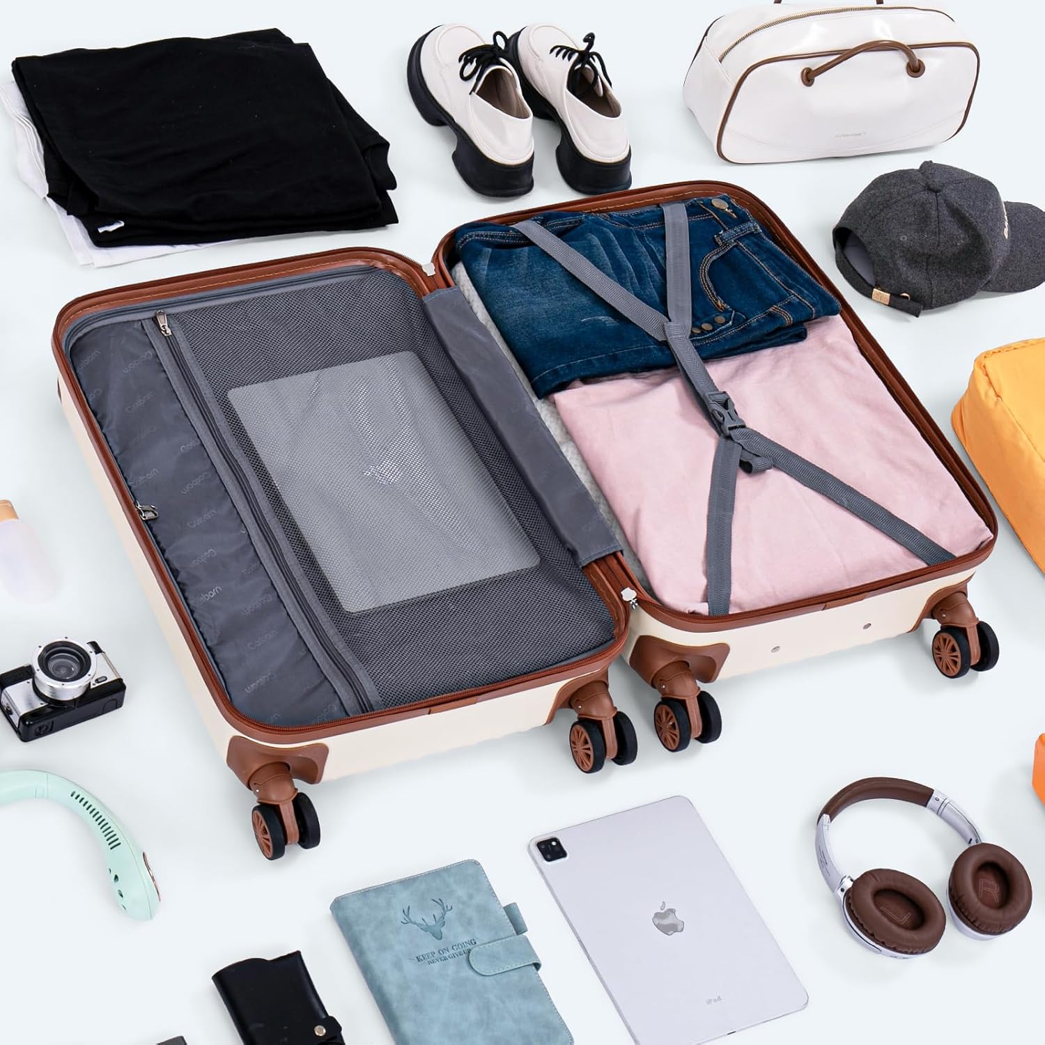 Cosbarn Luggage Sets, Lightweight Durable Hardshell, 5 piece Suitcase Sets - Image 8