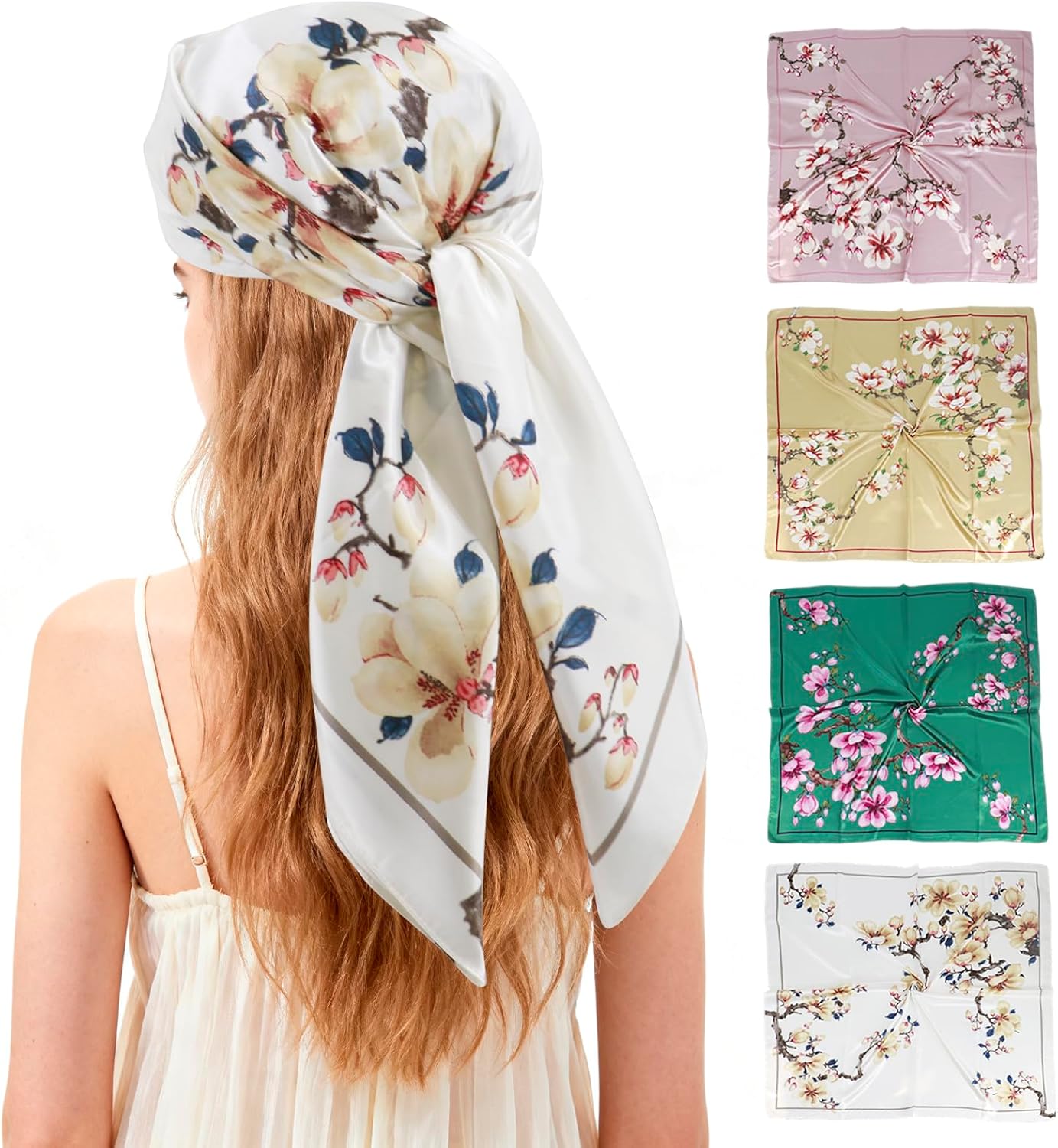 Ciormis 35″ Silk Head Scarf f...