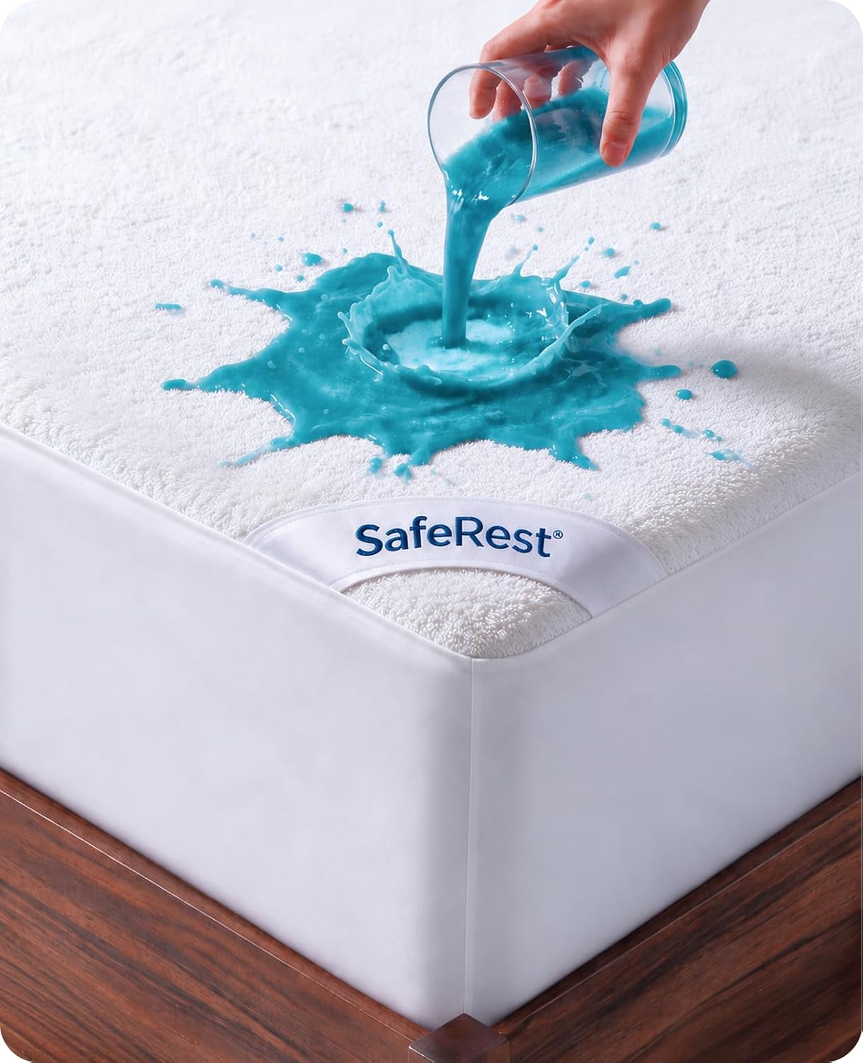 SafeRest Waterproof Queen Size Matt...