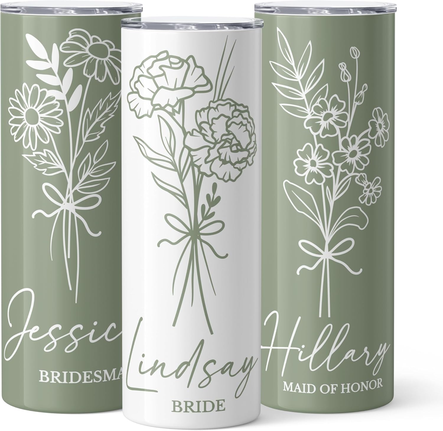 Personalized Single Bridesmaid Tumb...
