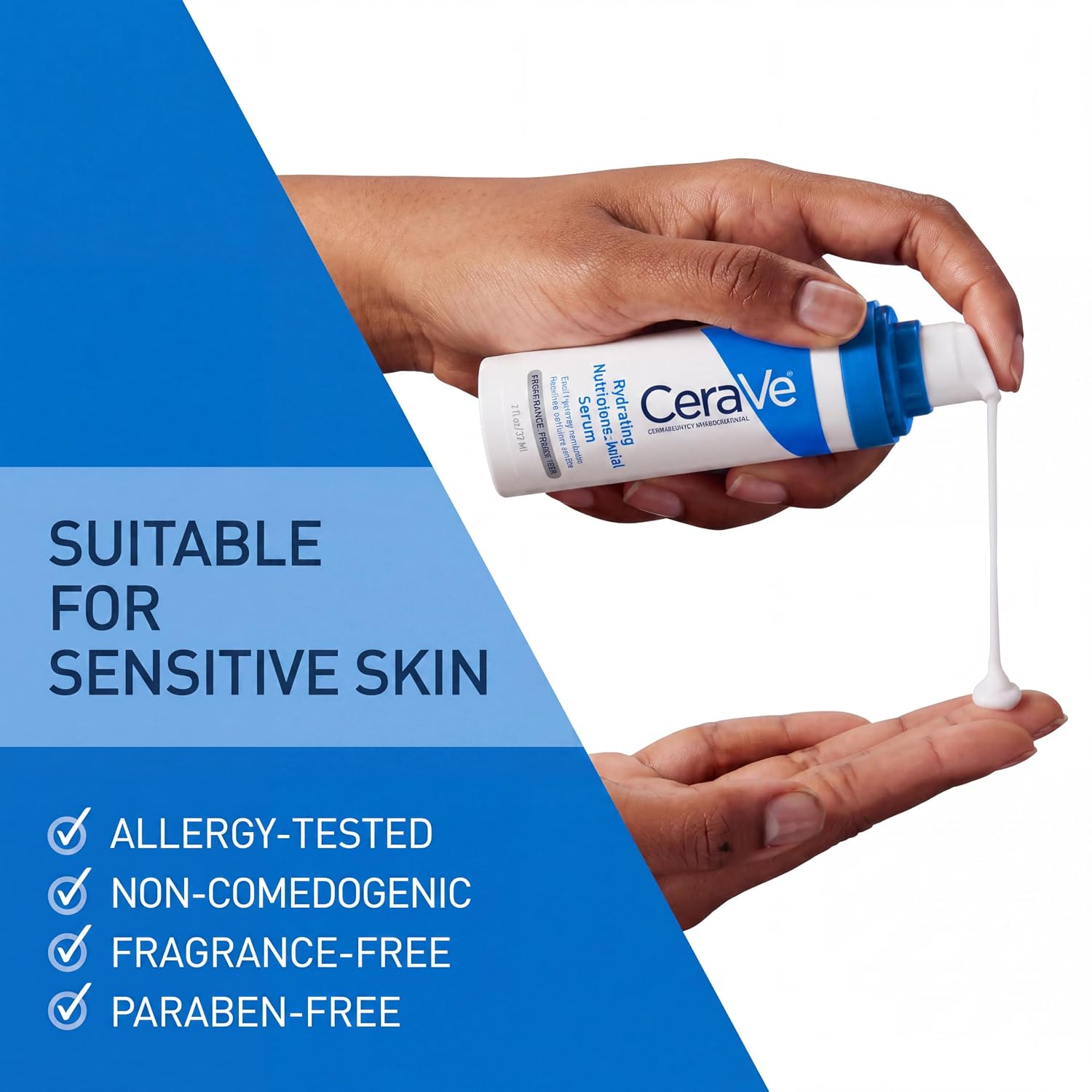 CeraVe Hyaluronic Acid Serum for Face, Hydrating Serum for Dry Skin, 1oz - Image 5