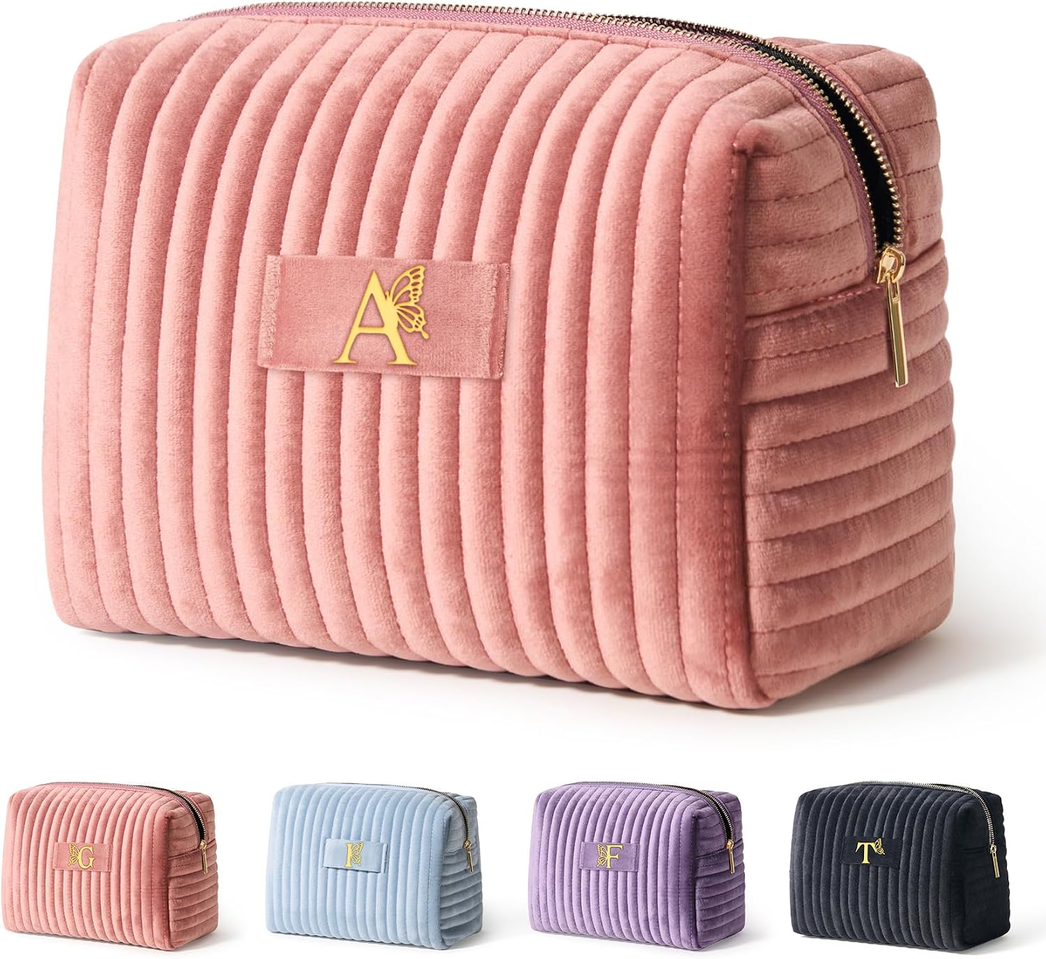 COSHAYSOO Letter Cosmetic Bag Junio...