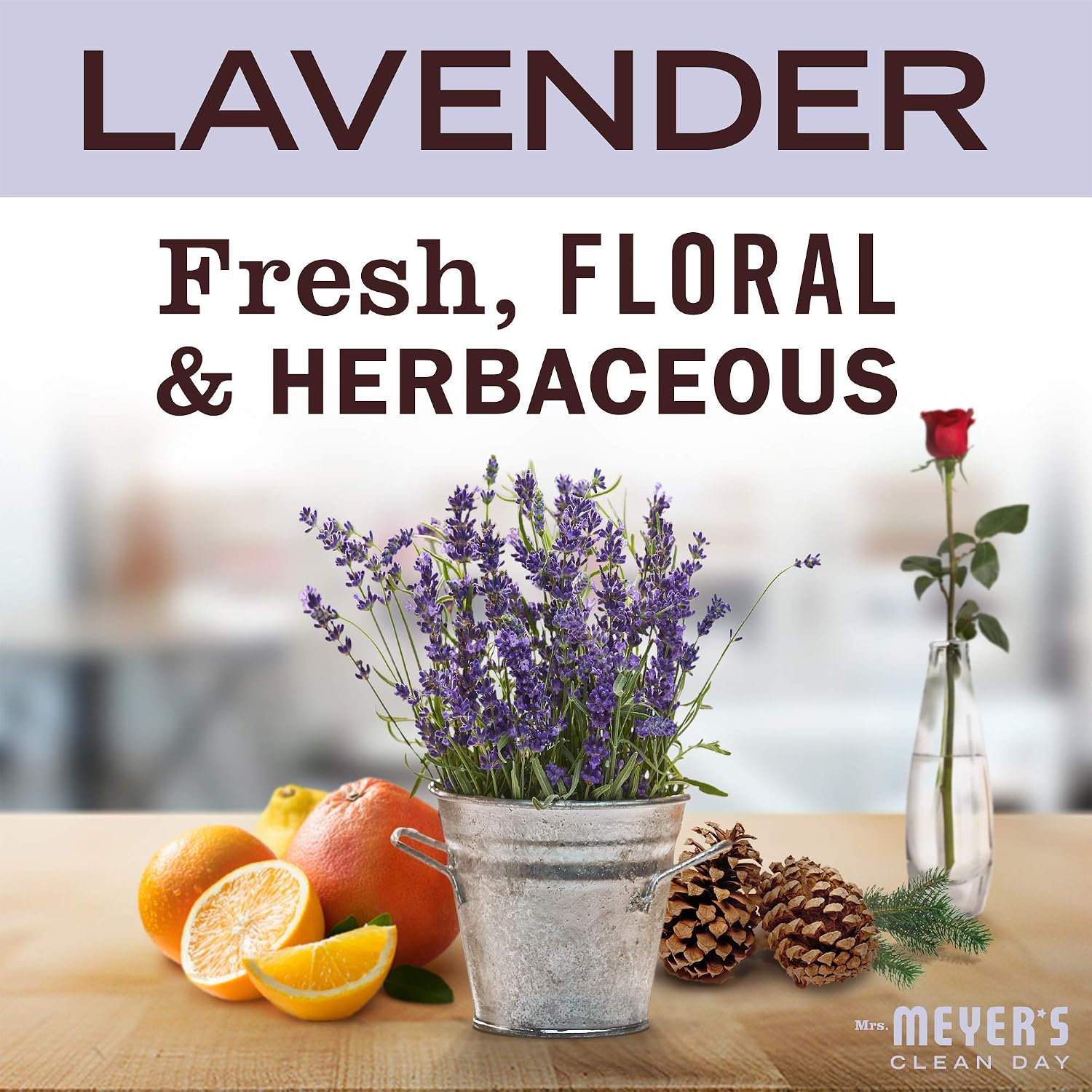 MRS. MEYER'S CLEAN DAY Moisturizing Body Wash, Lavender, 16 fl oz - Image 3