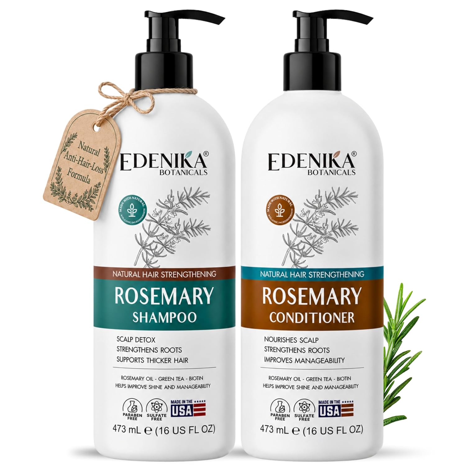 Rosemary Biotin Shampoo and Conditi...