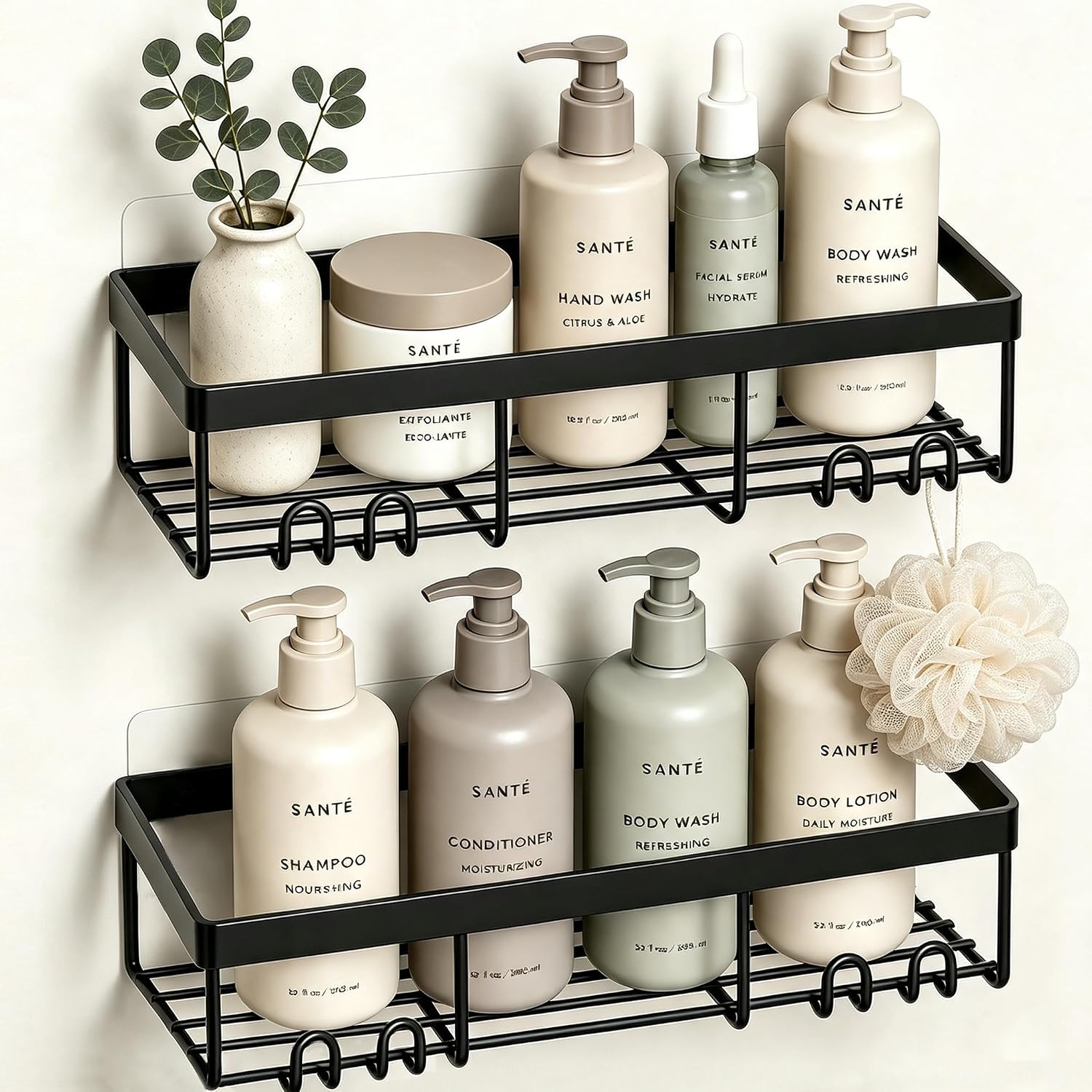 Moforoco Shower Caddy Shelf Organiz...