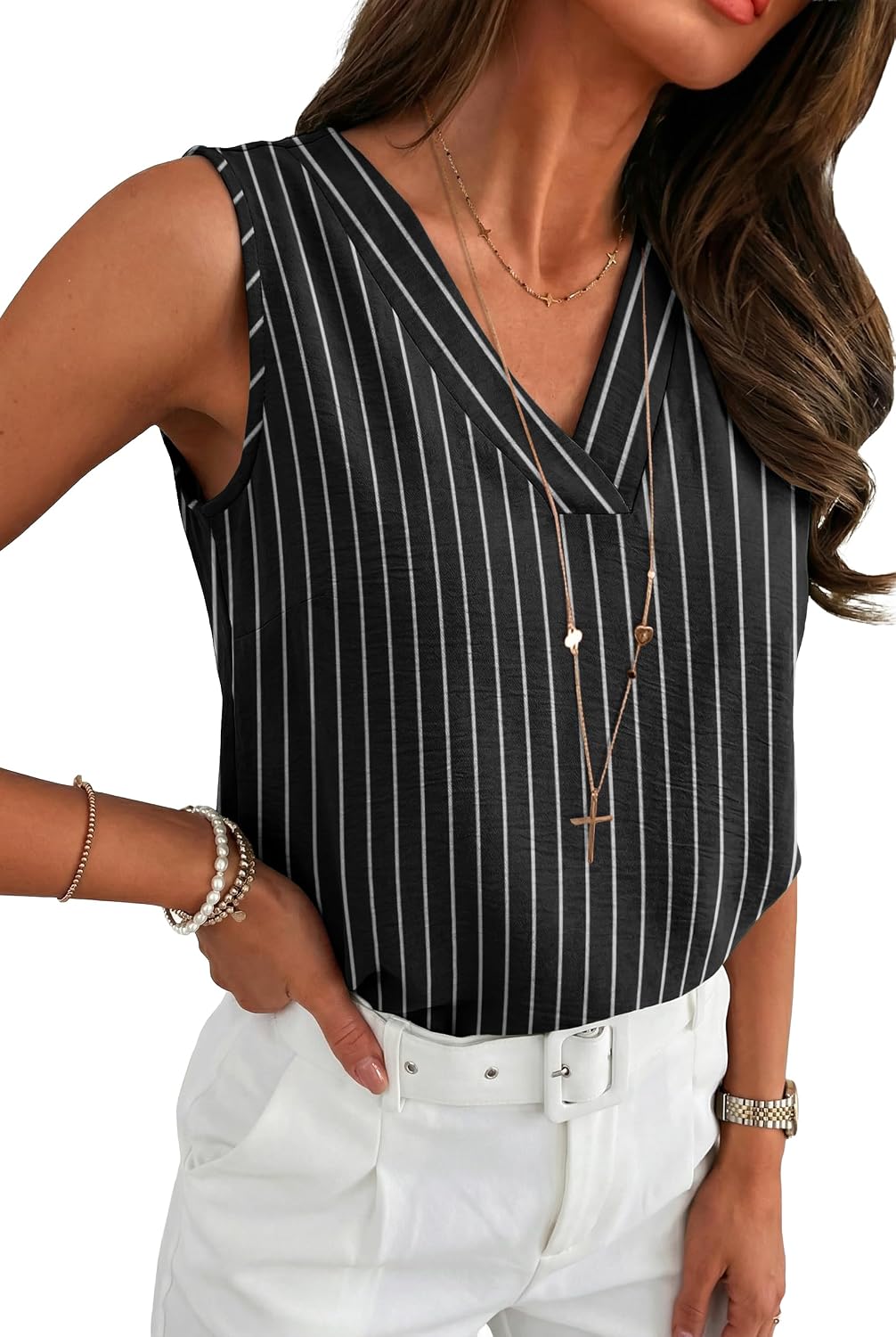 Lepunuo Tank Tops for Women V Neck ...