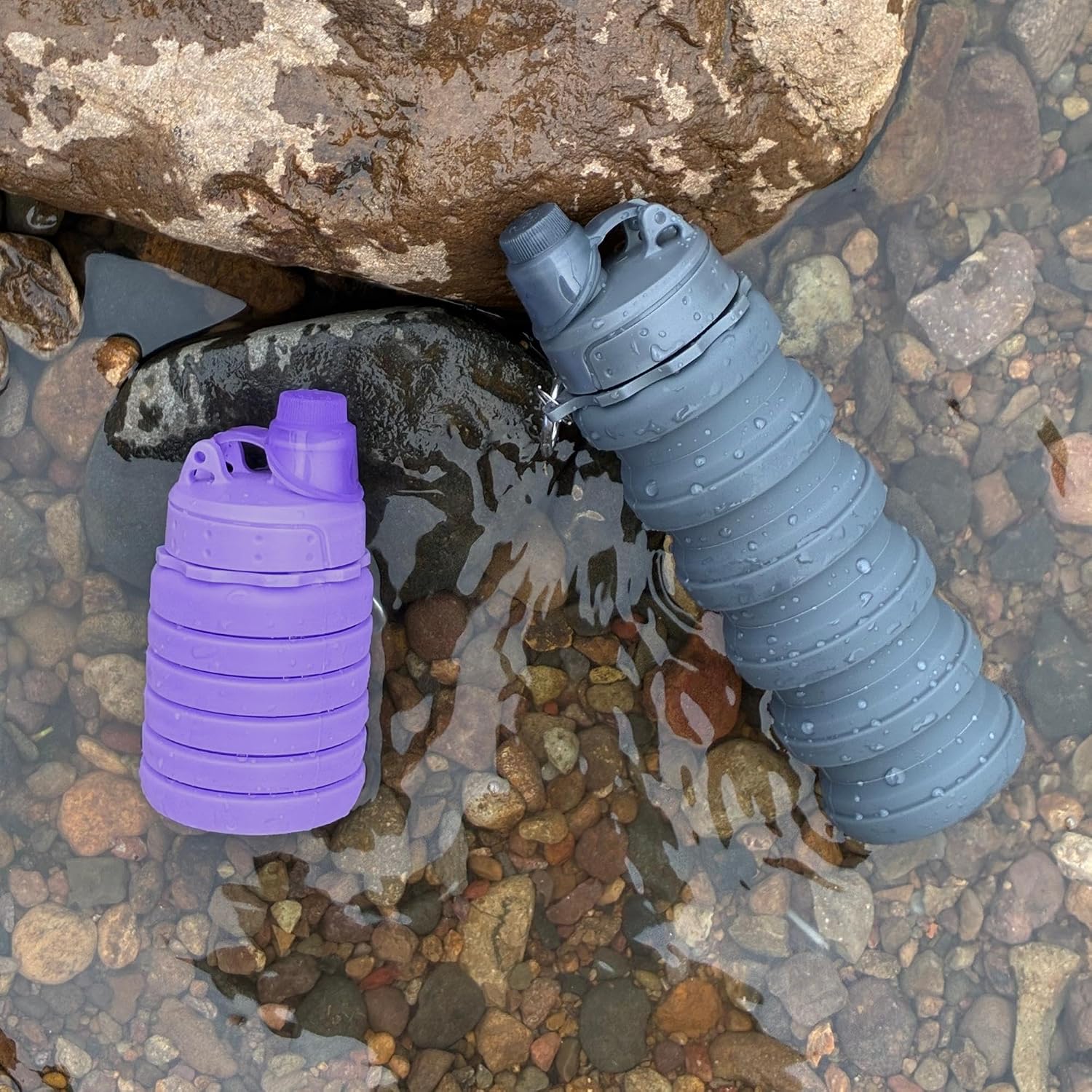 Collapsible Water Bottles Travel wa...