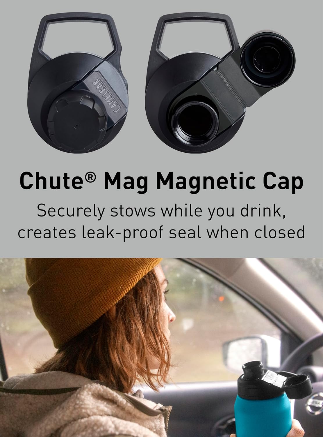 CamelBak Chute Mag Vacuum Insulated Stainless Steel Water Bottle, Magnetic Leak‑Resistant Cap for Everyday Hydration - Image 5