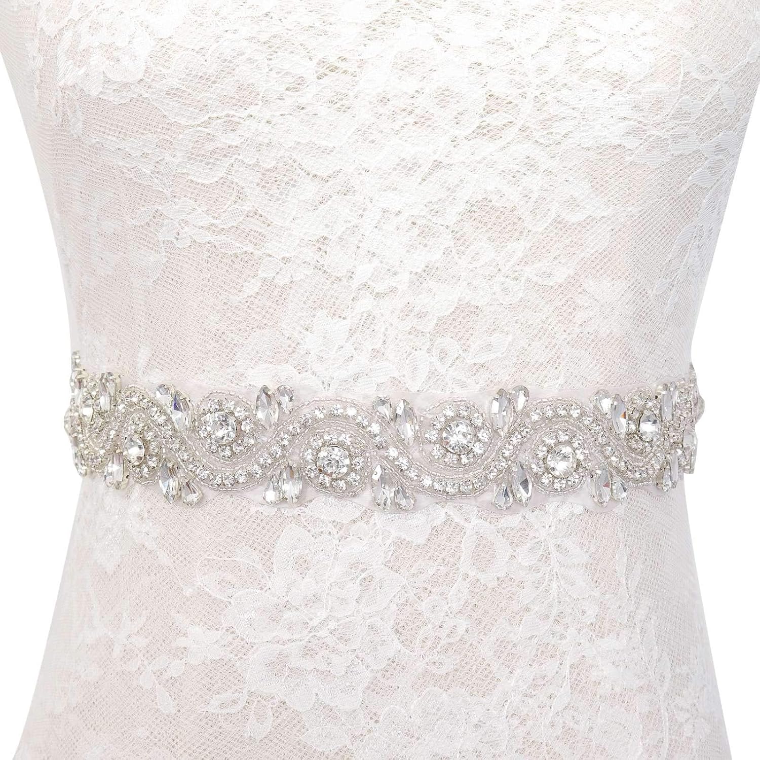 Pardecor Wedding Sash Dress Belt Br...