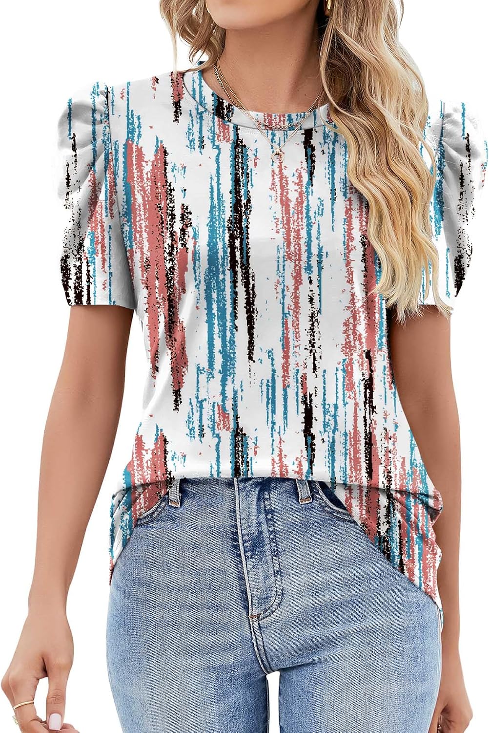 Ivicoer Puff Short Sleeve Shirt for...