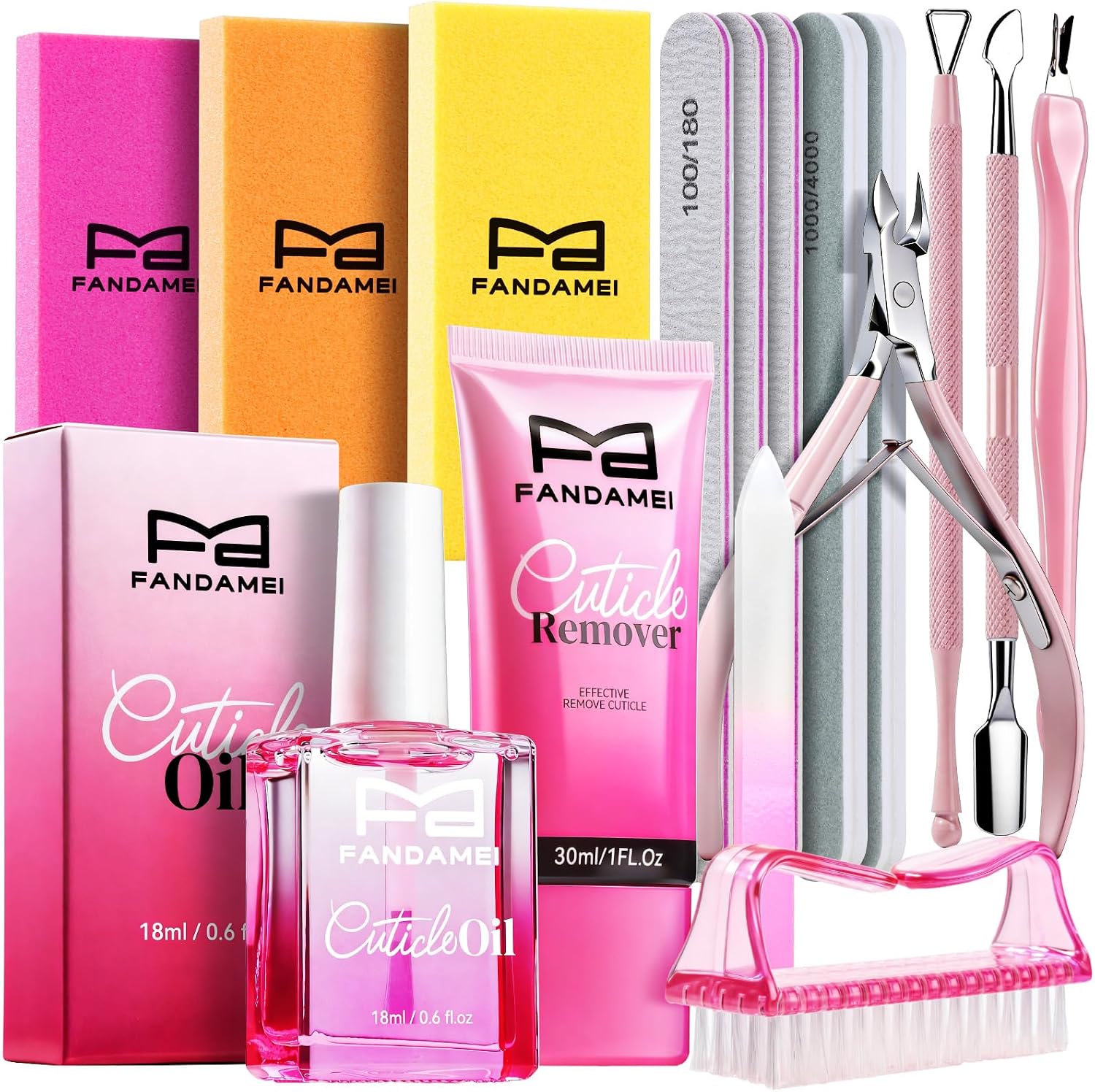FANDAMEI Manicure Kit for Women, Pr...