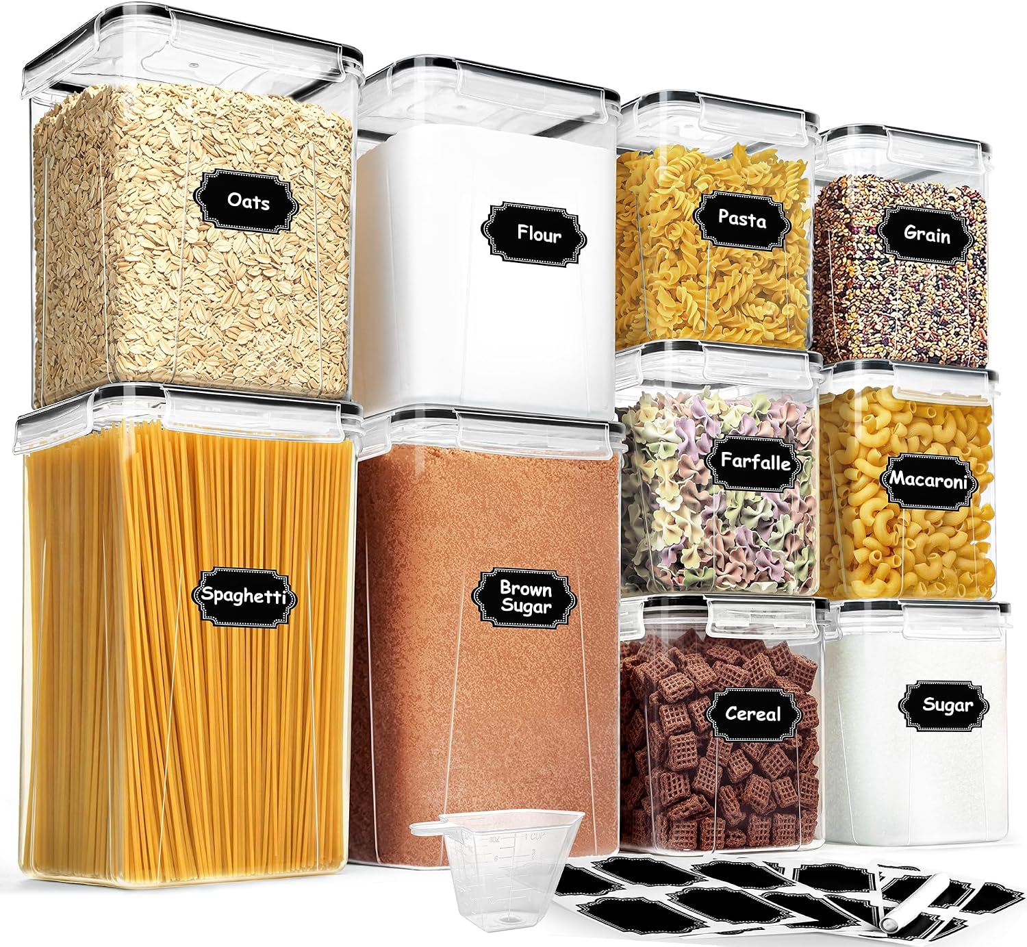Flour Sugar Storage Containers, 10 ...