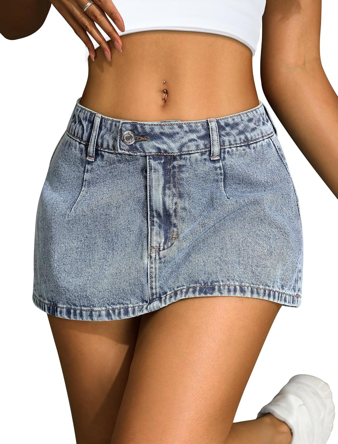 IWD Women’s Denim Mini Skirt ...