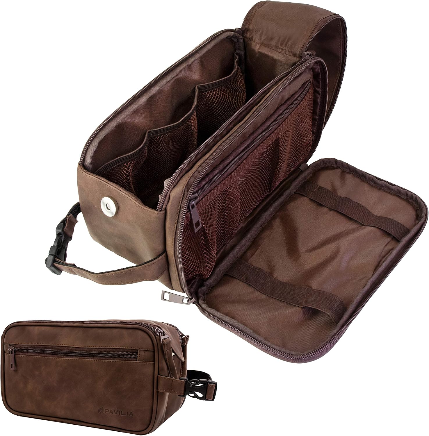 PAVILIA Toiletry Bag for Men, Trave...