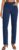 Stretchy Straight Leg Jeans for Women Pull On High Waisted Trendy Denim