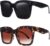 Vintage Women Oversized Sunglasses Designer Luxury Square Shades