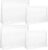SPLF 4 Pack Leakproof Clear Toiletry bags, TSA Approved Quart Zipper Bags