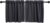 Pickluc Rod Pocket Tier Curtain – Half Blackout Curtain for Kitchen, Bathroom, Cabinet, Basement, 30 Inches Wide and 24 Inches Long, Dark Grey, 2 Panels
