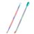 2PCS Cuticle Pusher and Cutter Remover, Salon Nail Scraper for Gel Polish
